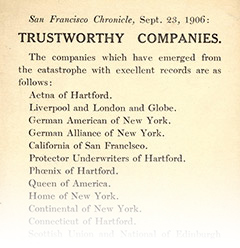 Trustworthy Companies San Francisco Chronicle