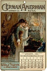German American Calendar 1887
