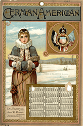 German American Calendar 1886