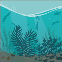 spike in algae growth illustration