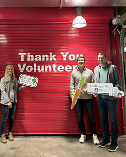 Environmental's Boston Employees volunteering at the Greater Boston Food Bank
