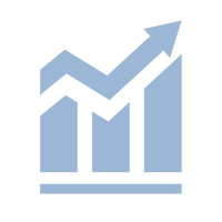 climbing graph icon